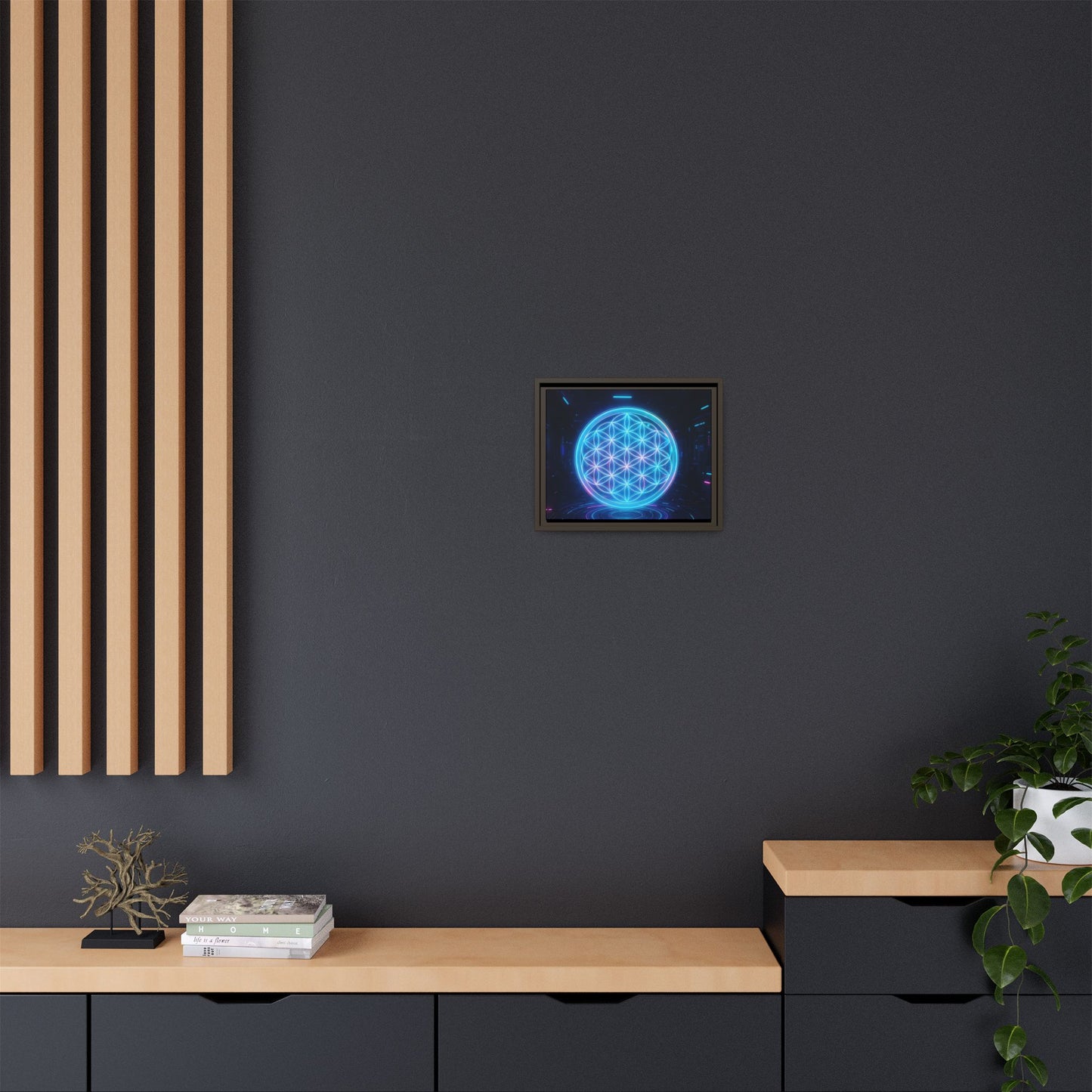Flower of life canvas art