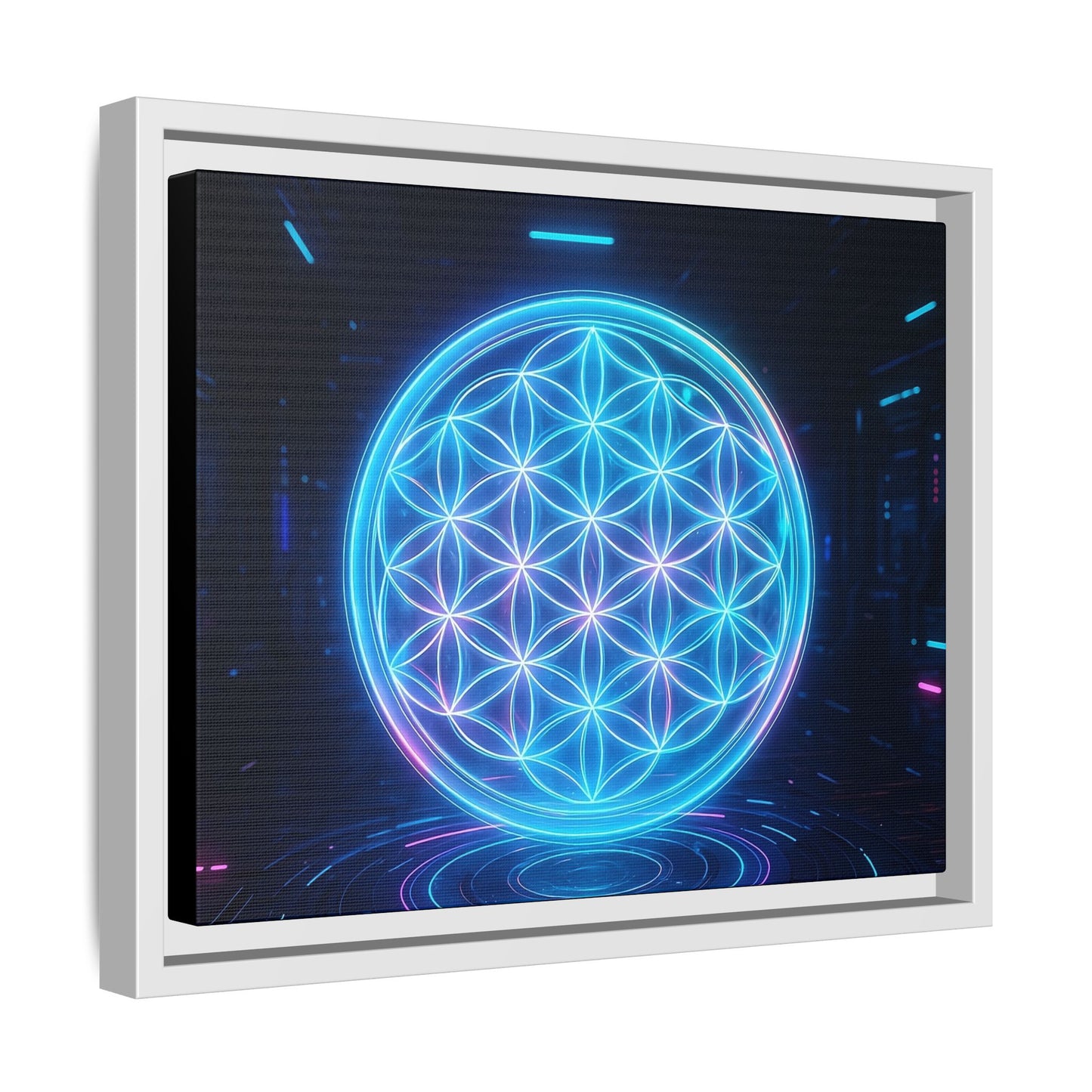 Flower of life canvas art