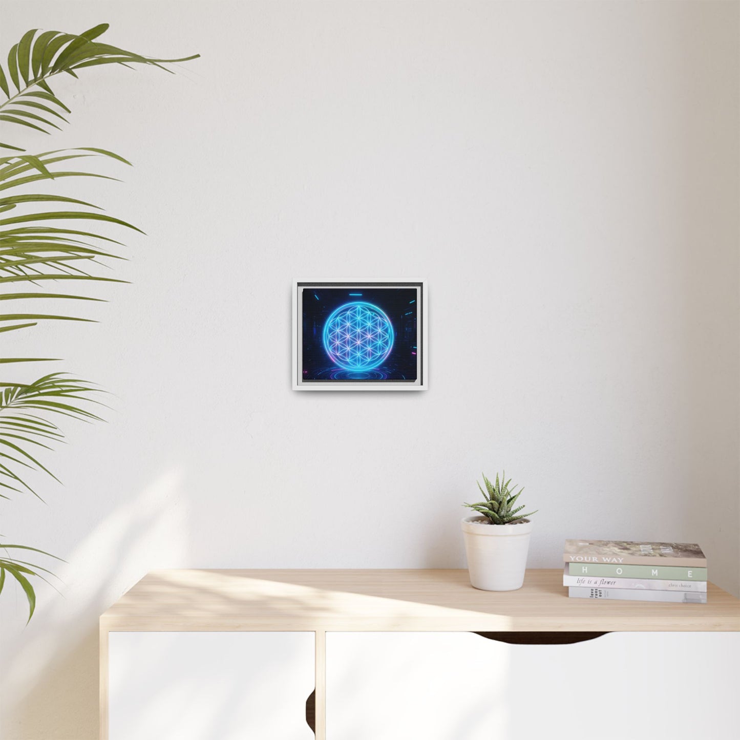 Flower of life canvas art
