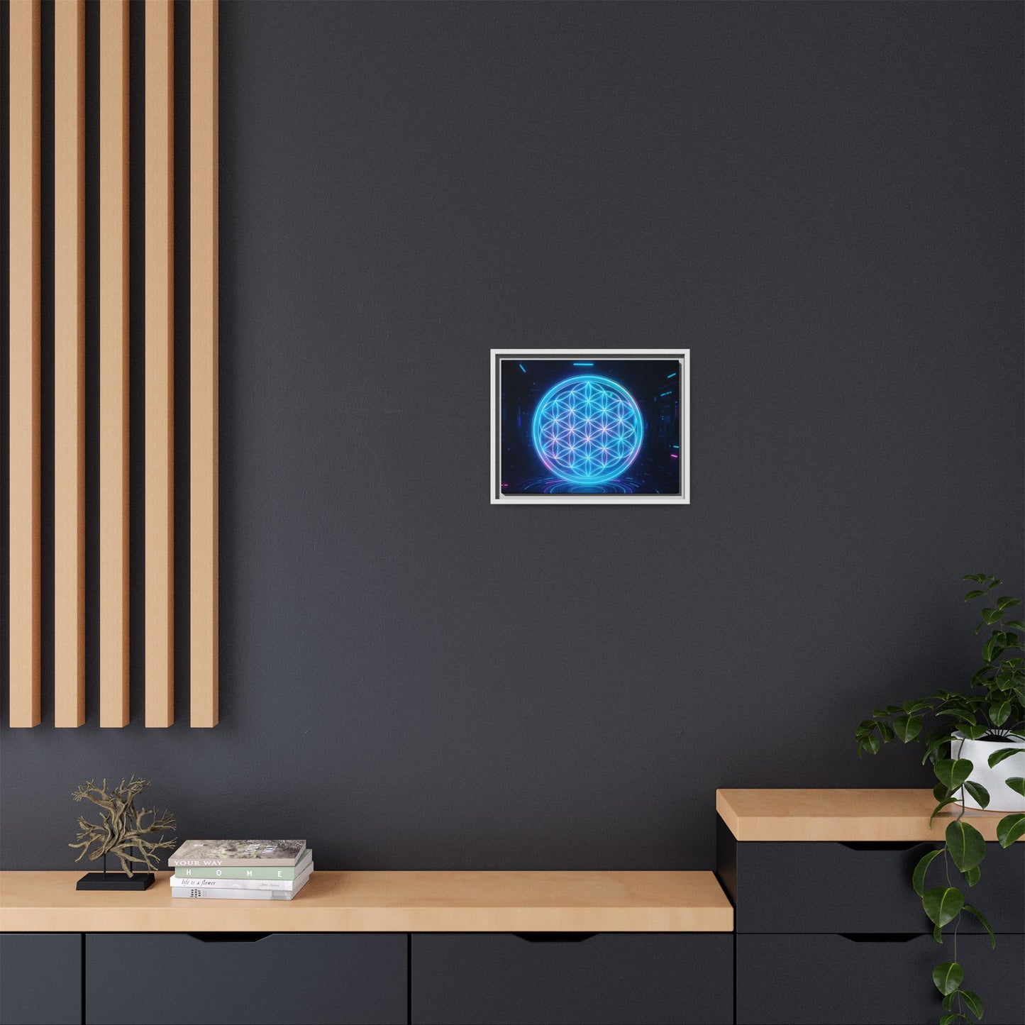 Flower of life canvas art