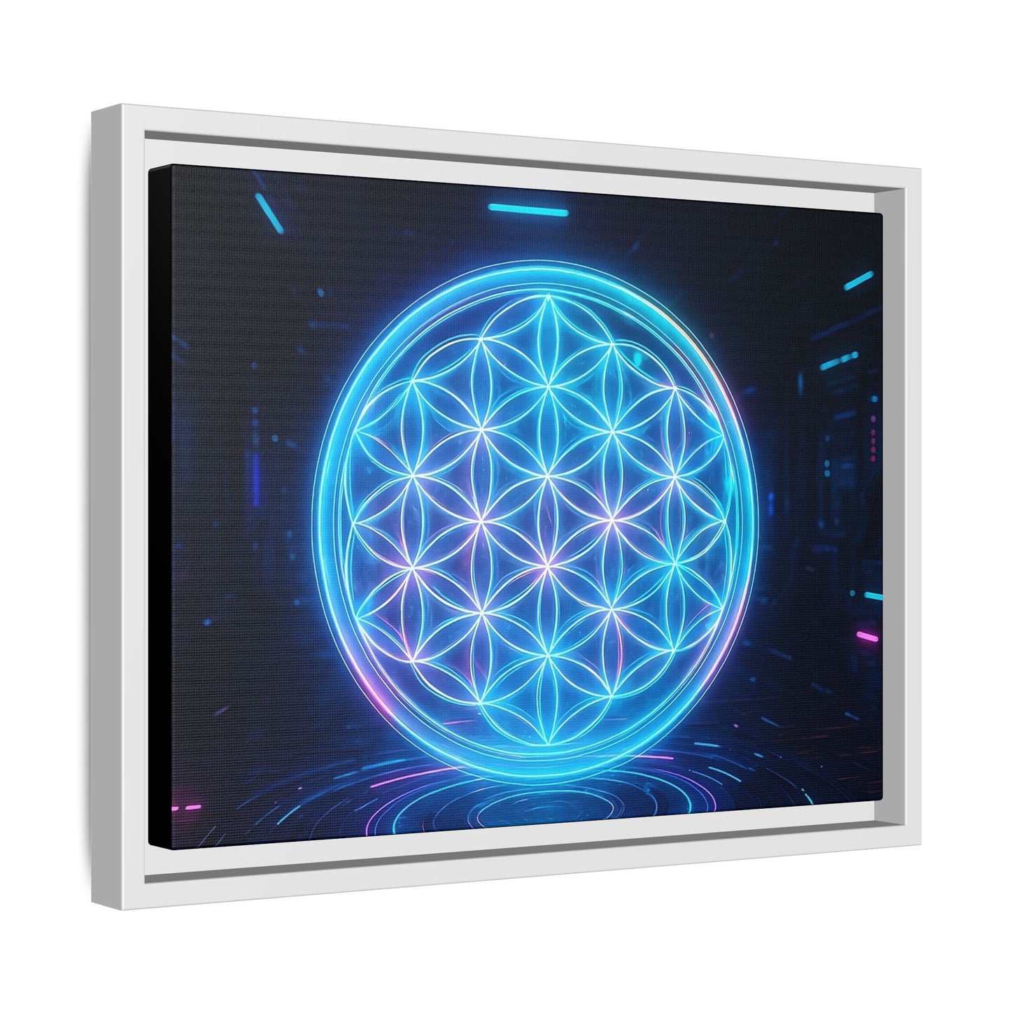Flower of life canvas art