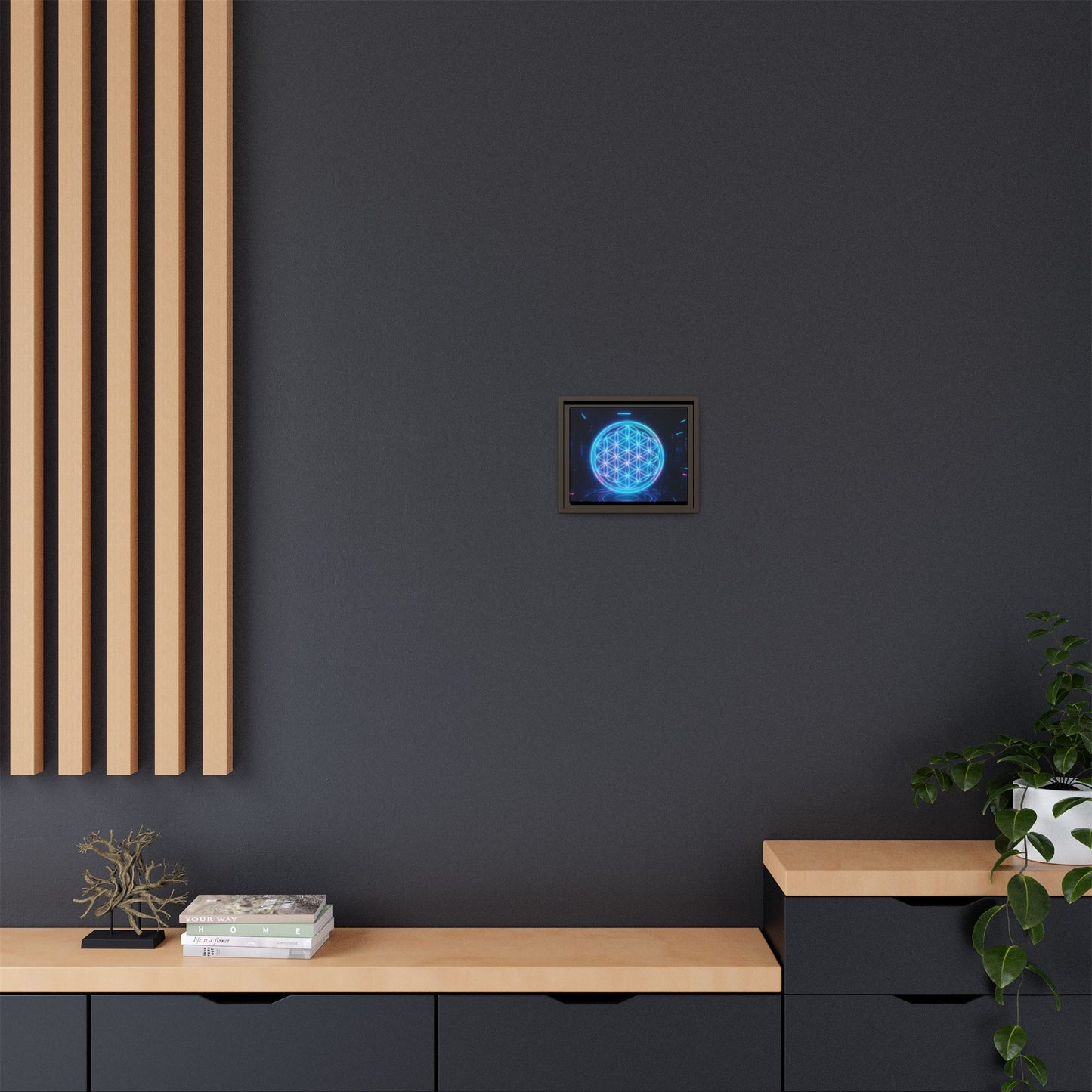 Flower of life canvas art