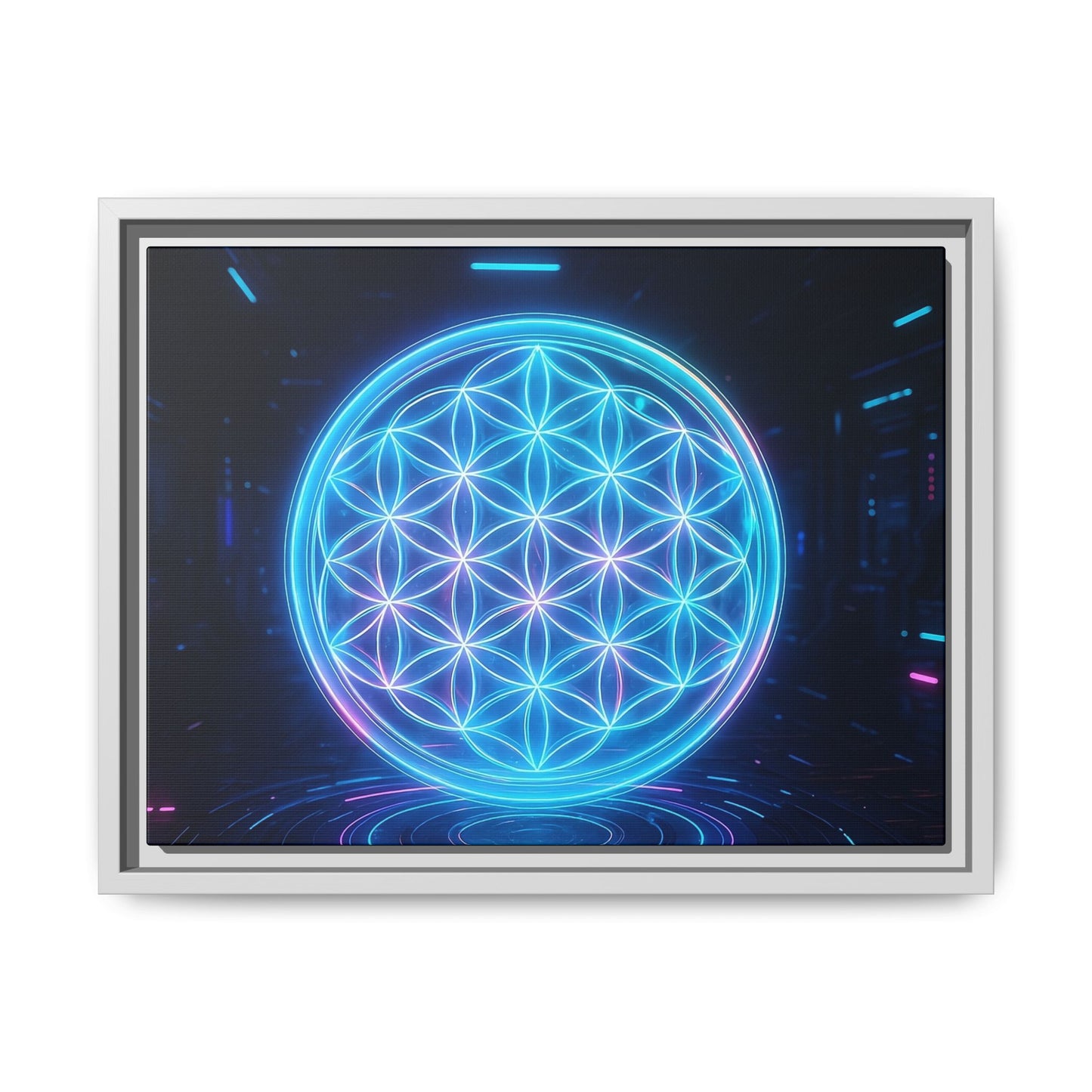 Flower of life canvas art