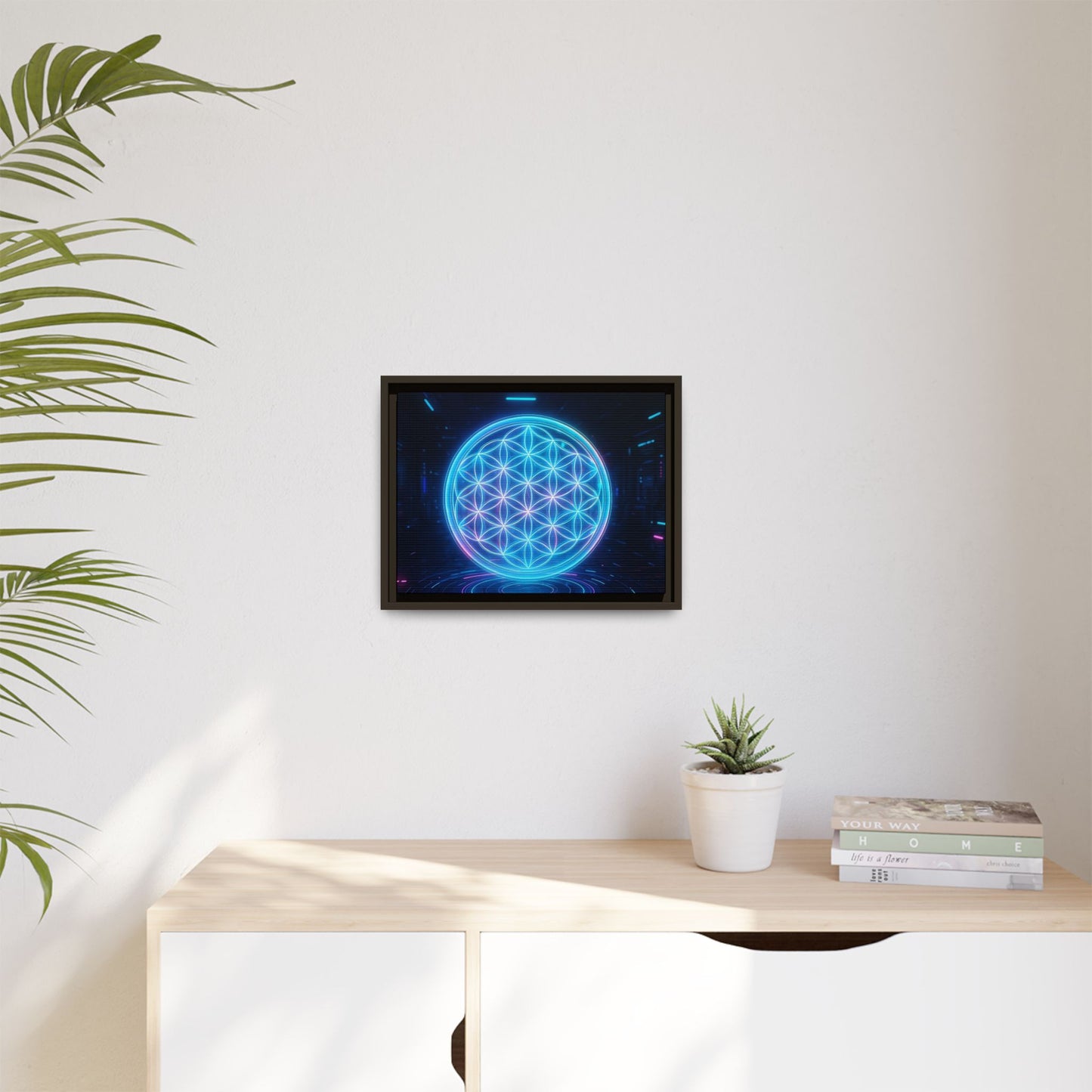 Flower of life canvas art