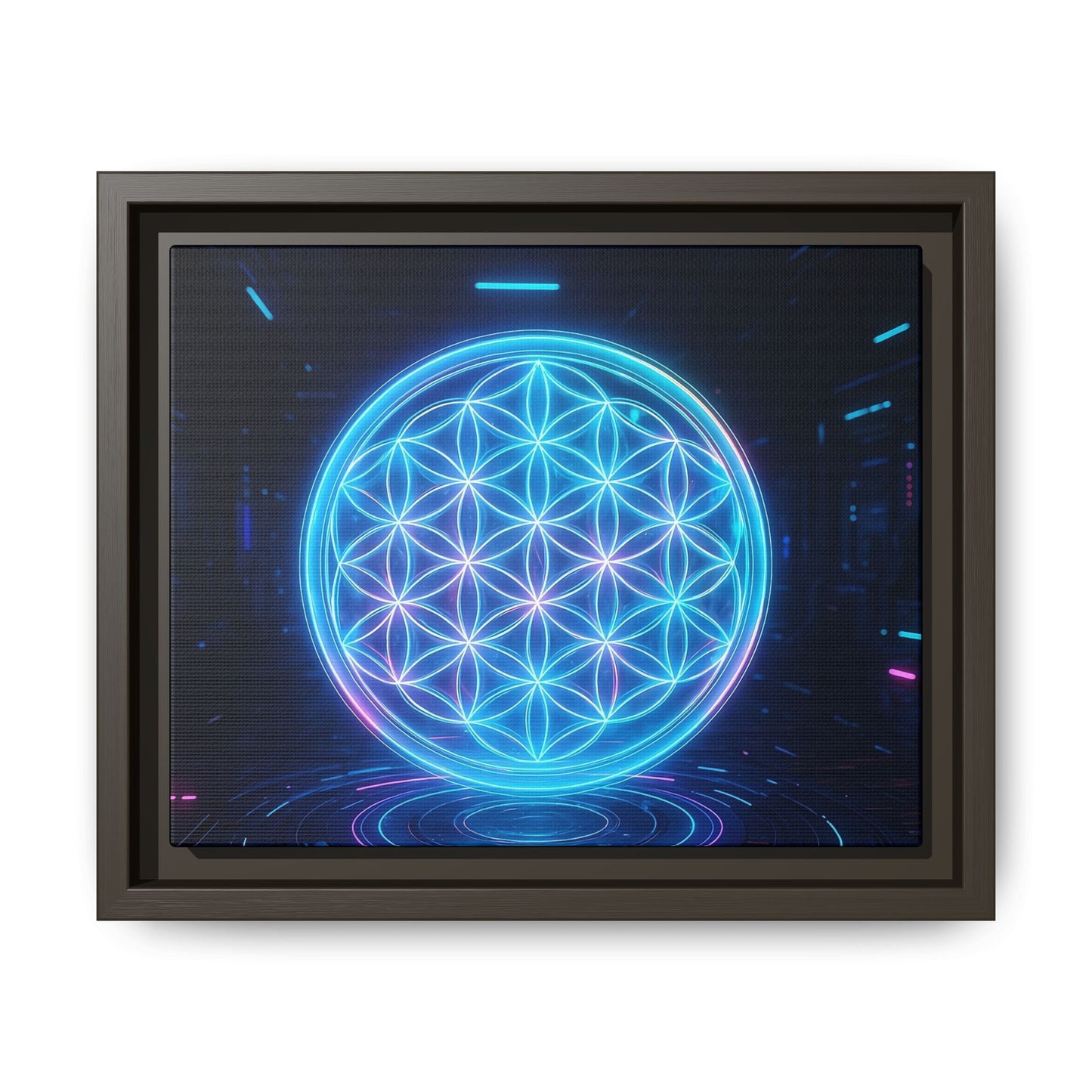 Flower of life canvas art
