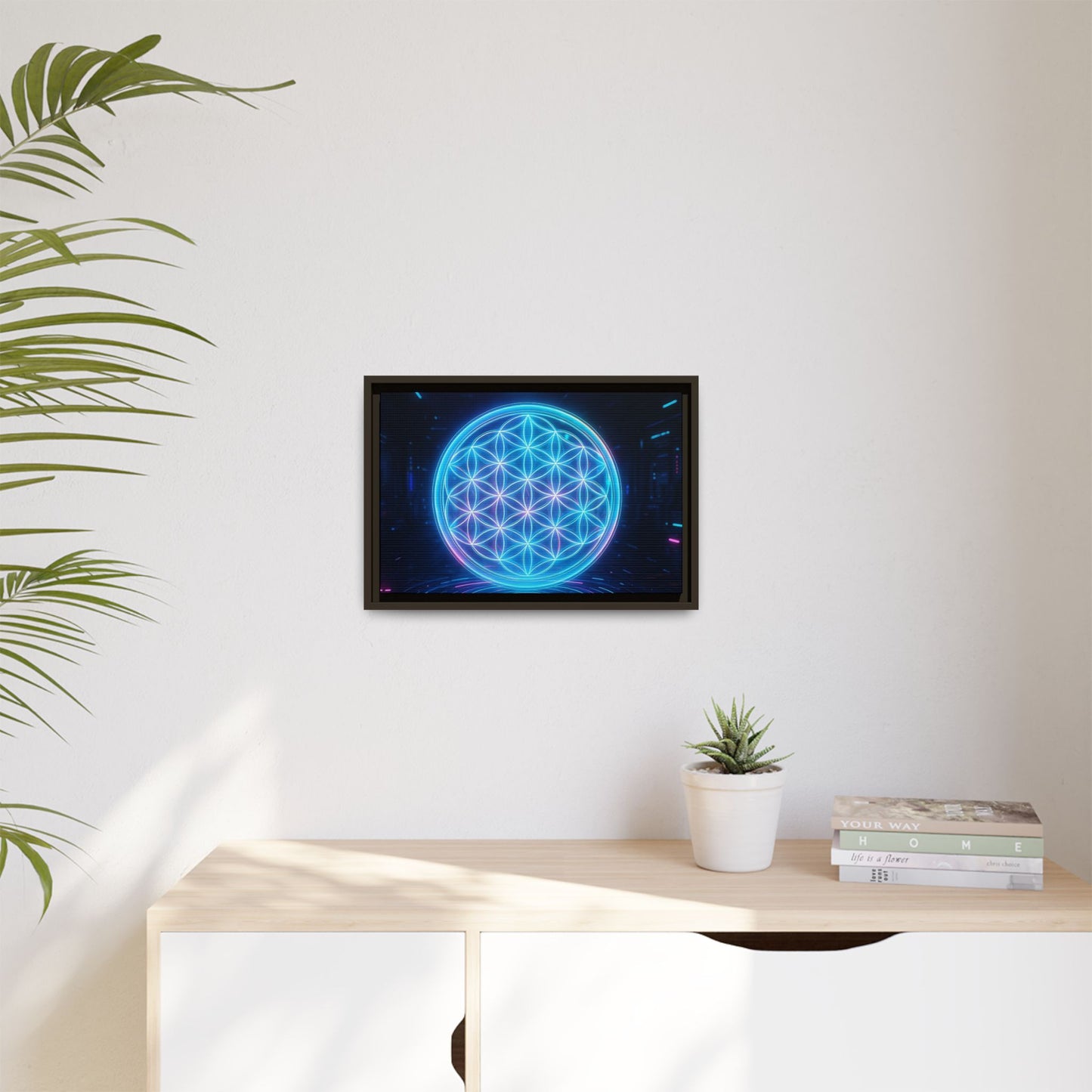 Flower of life canvas art