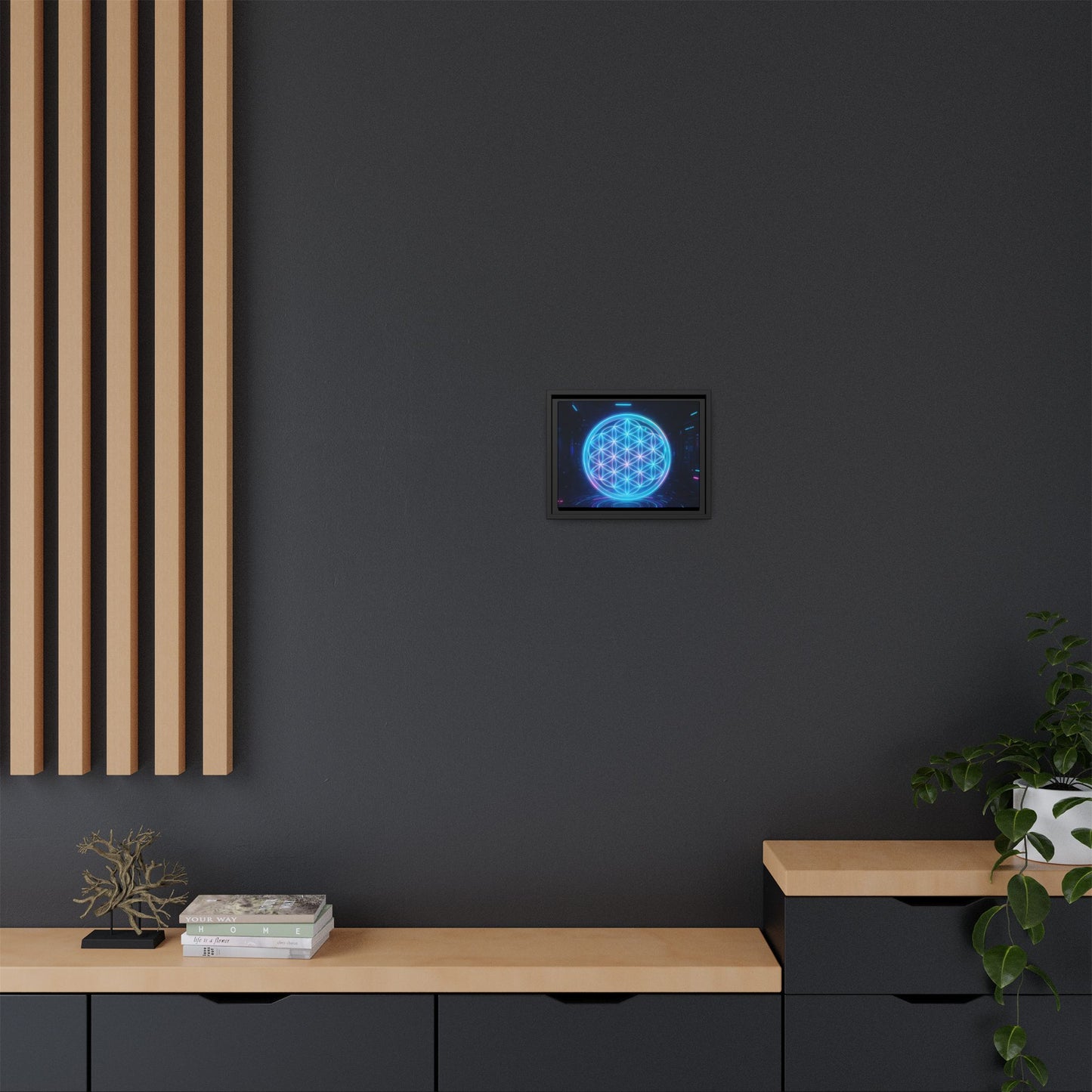 Flower of life canvas art