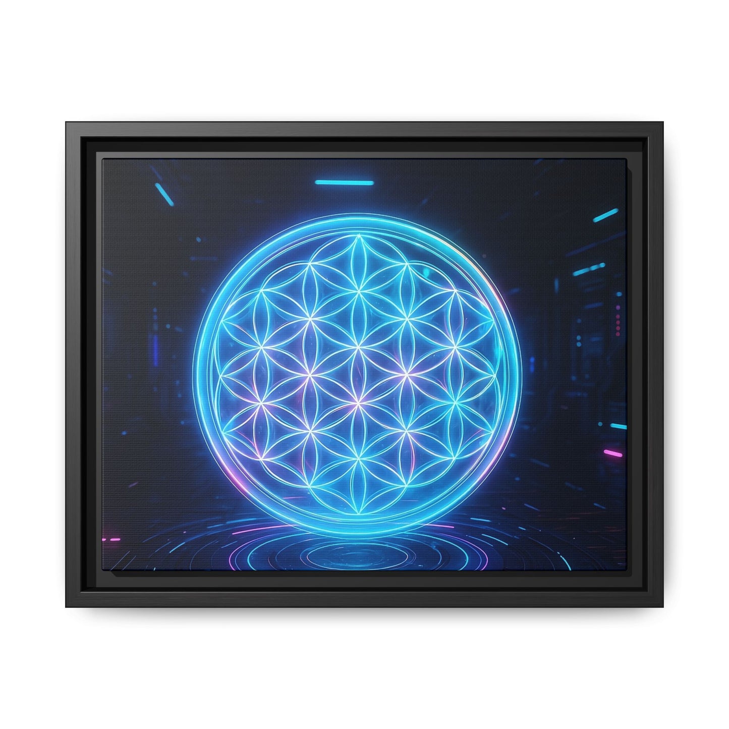 Flower of life canvas art