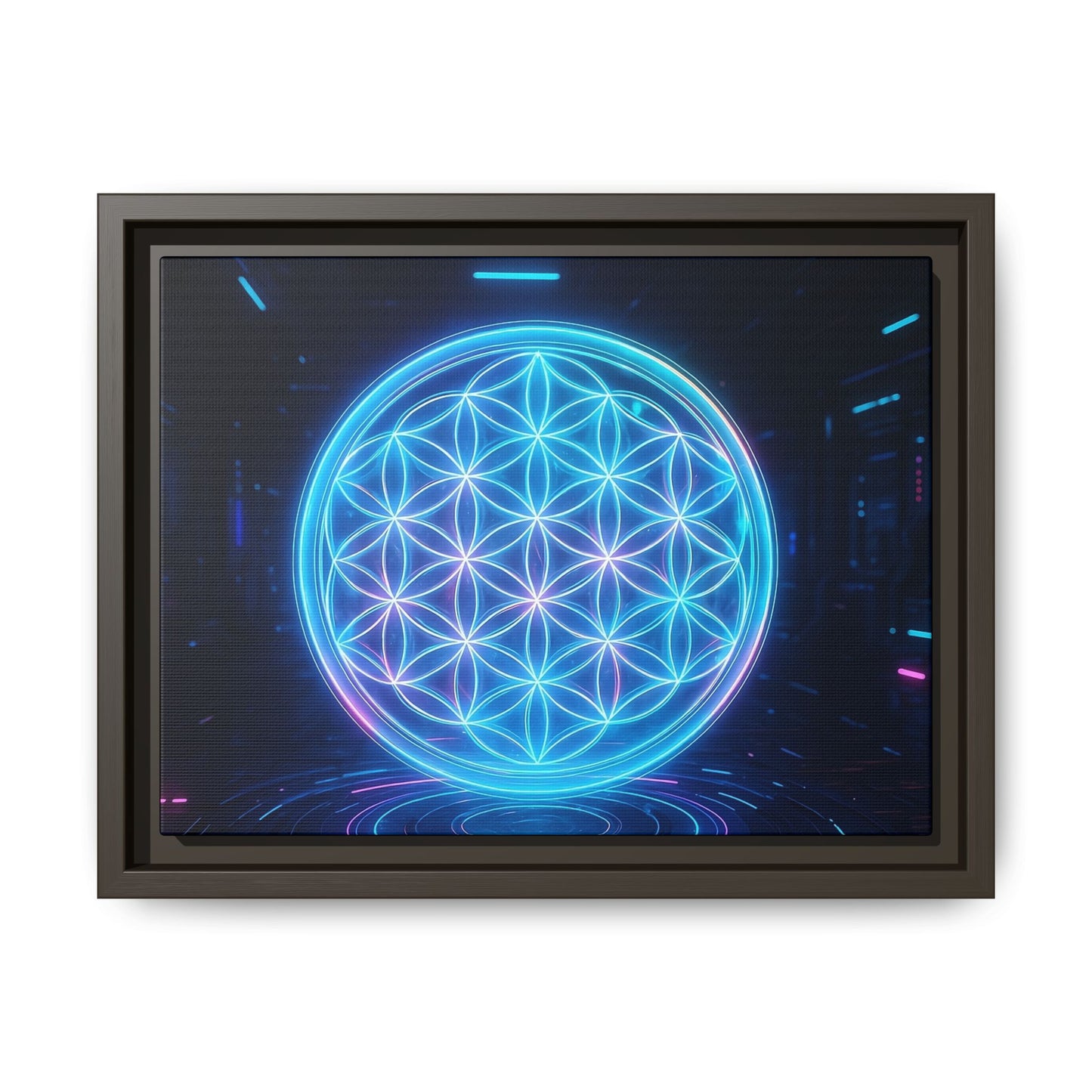 Flower of life canvas art