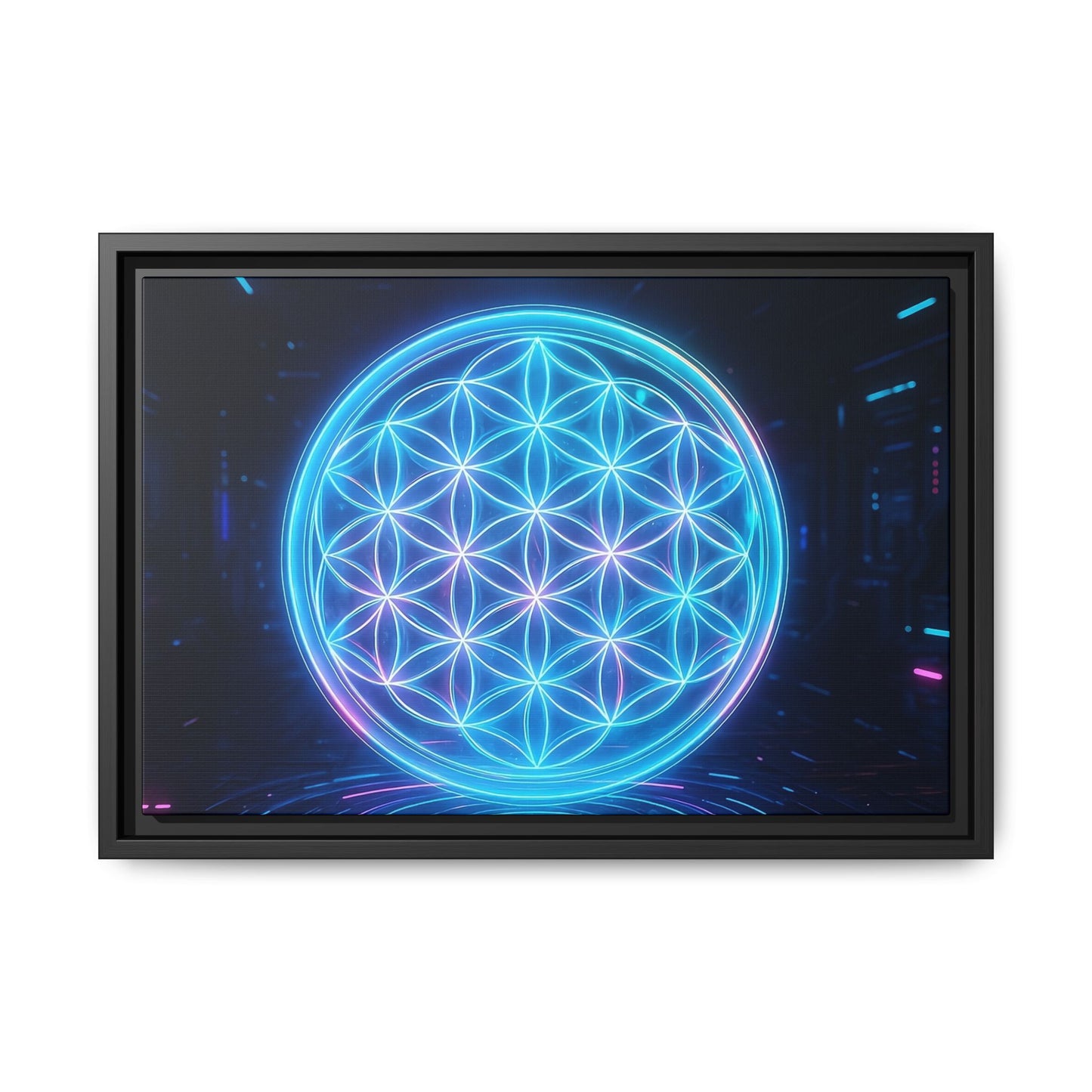Flower of life canvas art