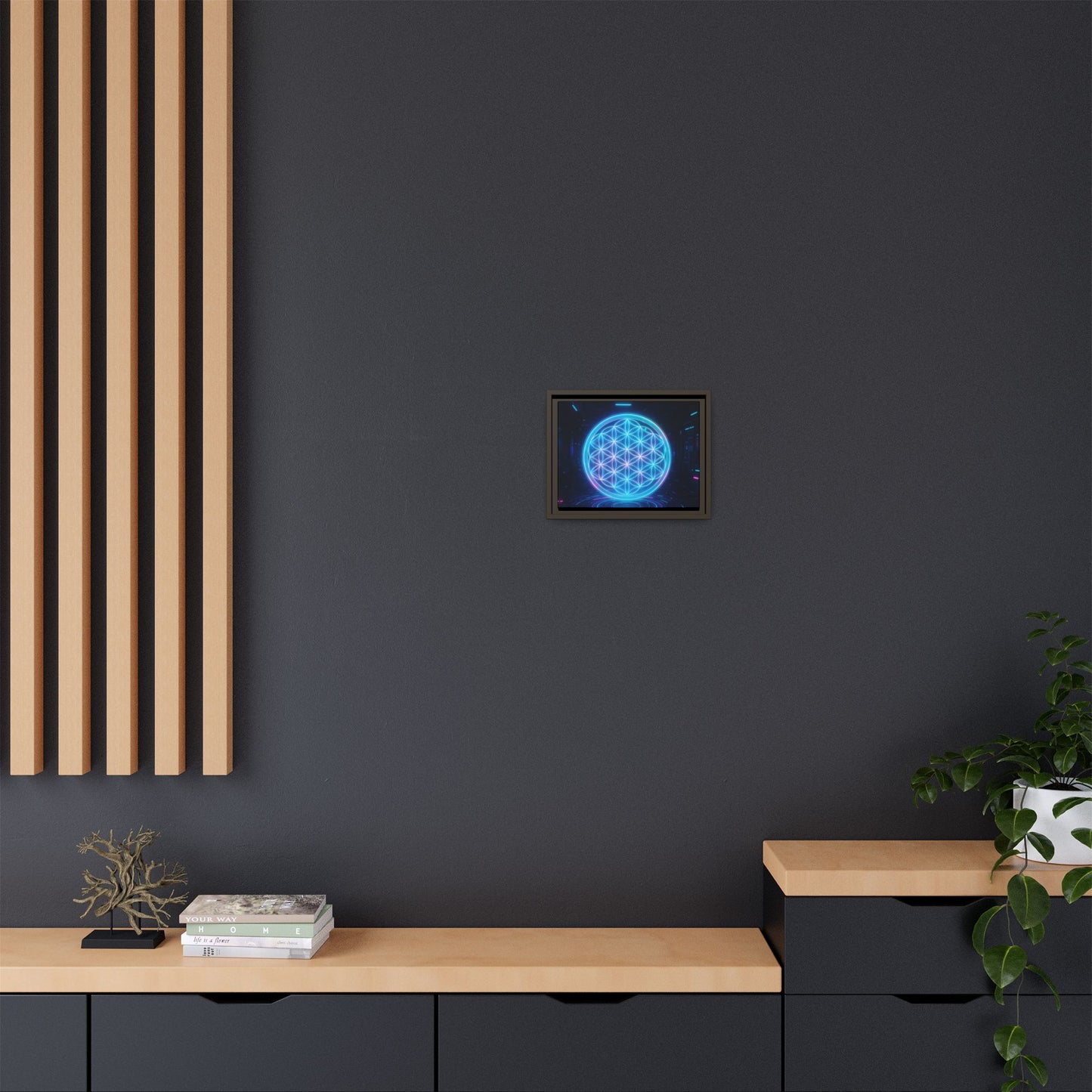 Flower of life canvas art