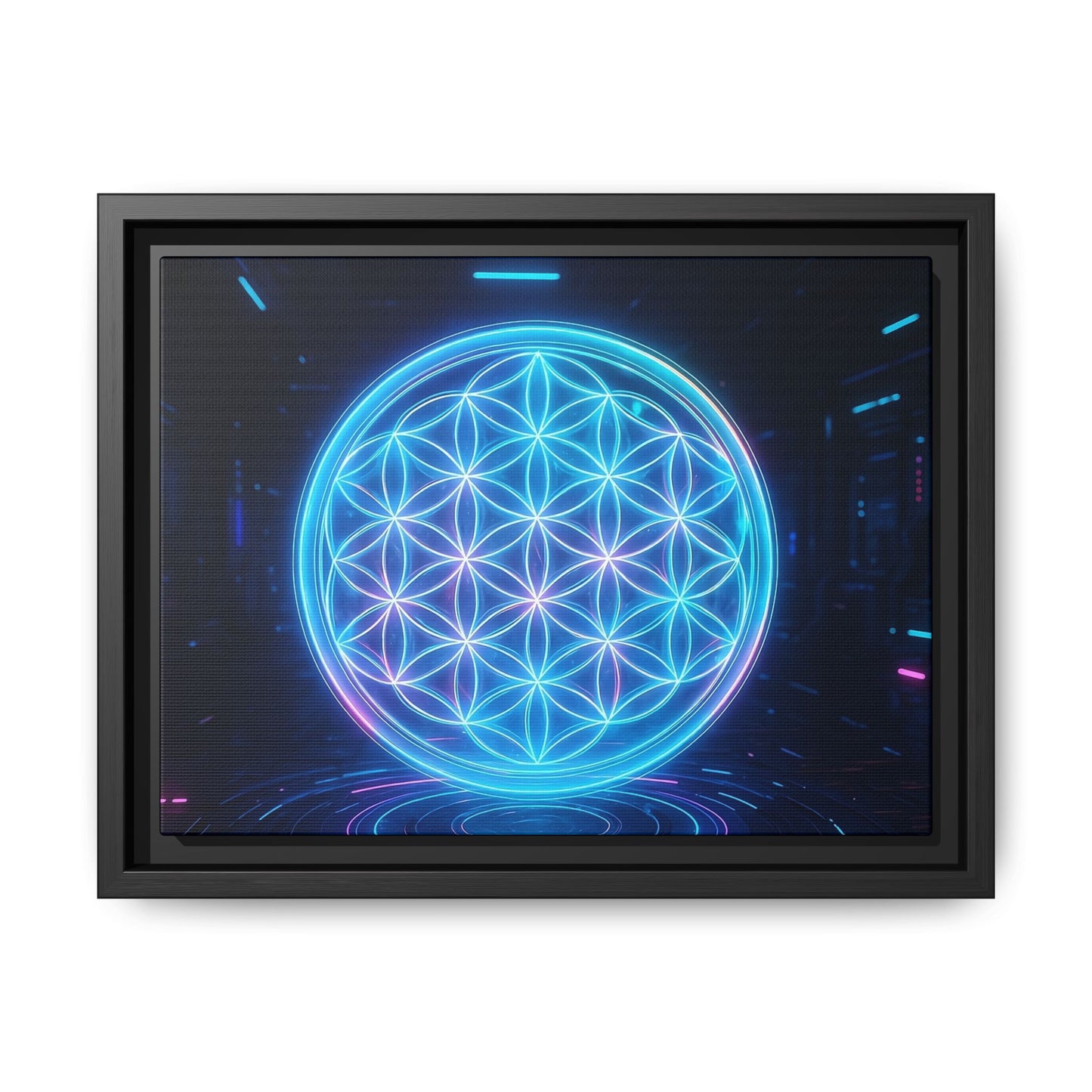 Flower of life canvas art