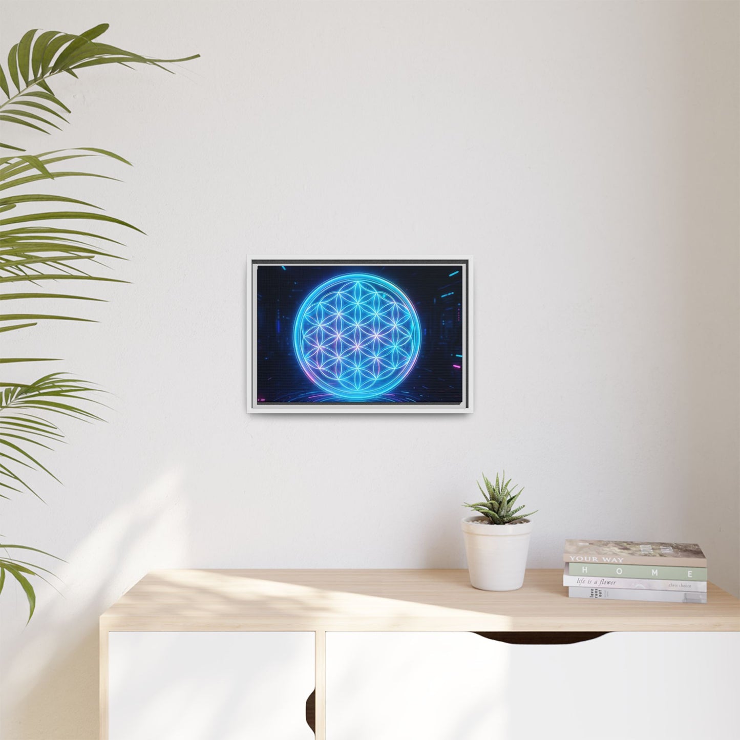Flower of life canvas art