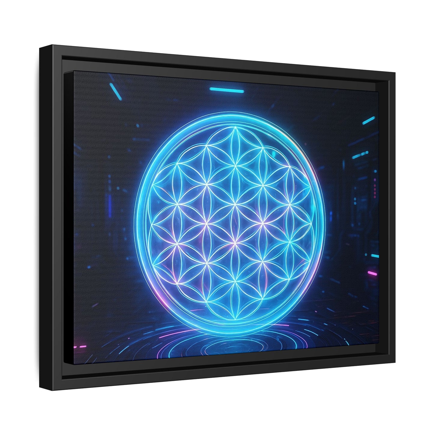 Flower of life canvas art
