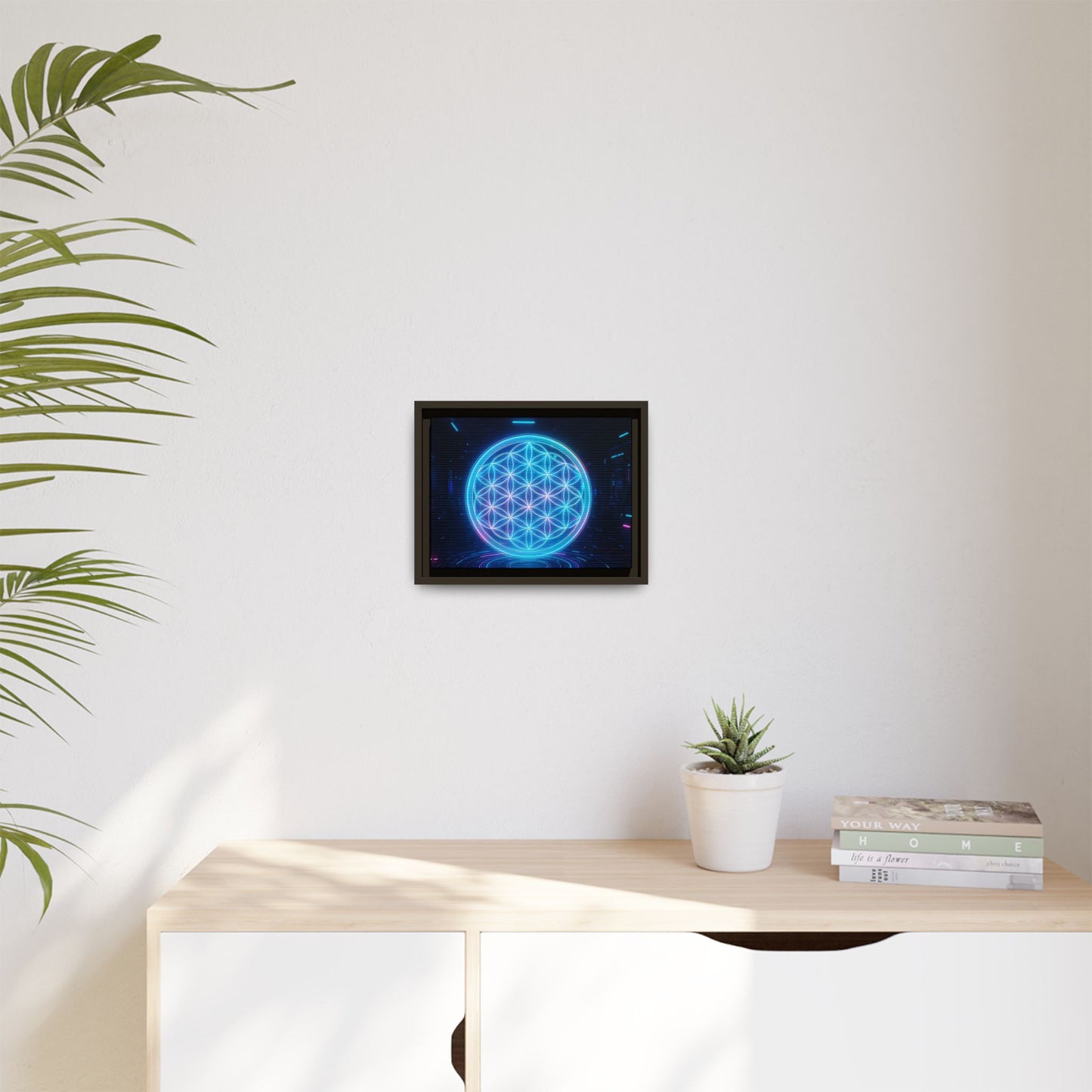 Flower of life canvas art