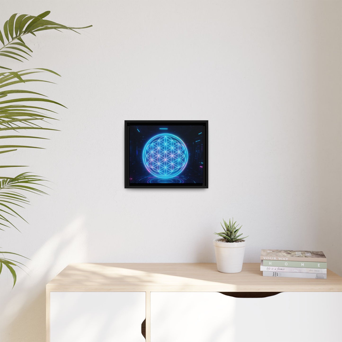 Flower of life canvas art