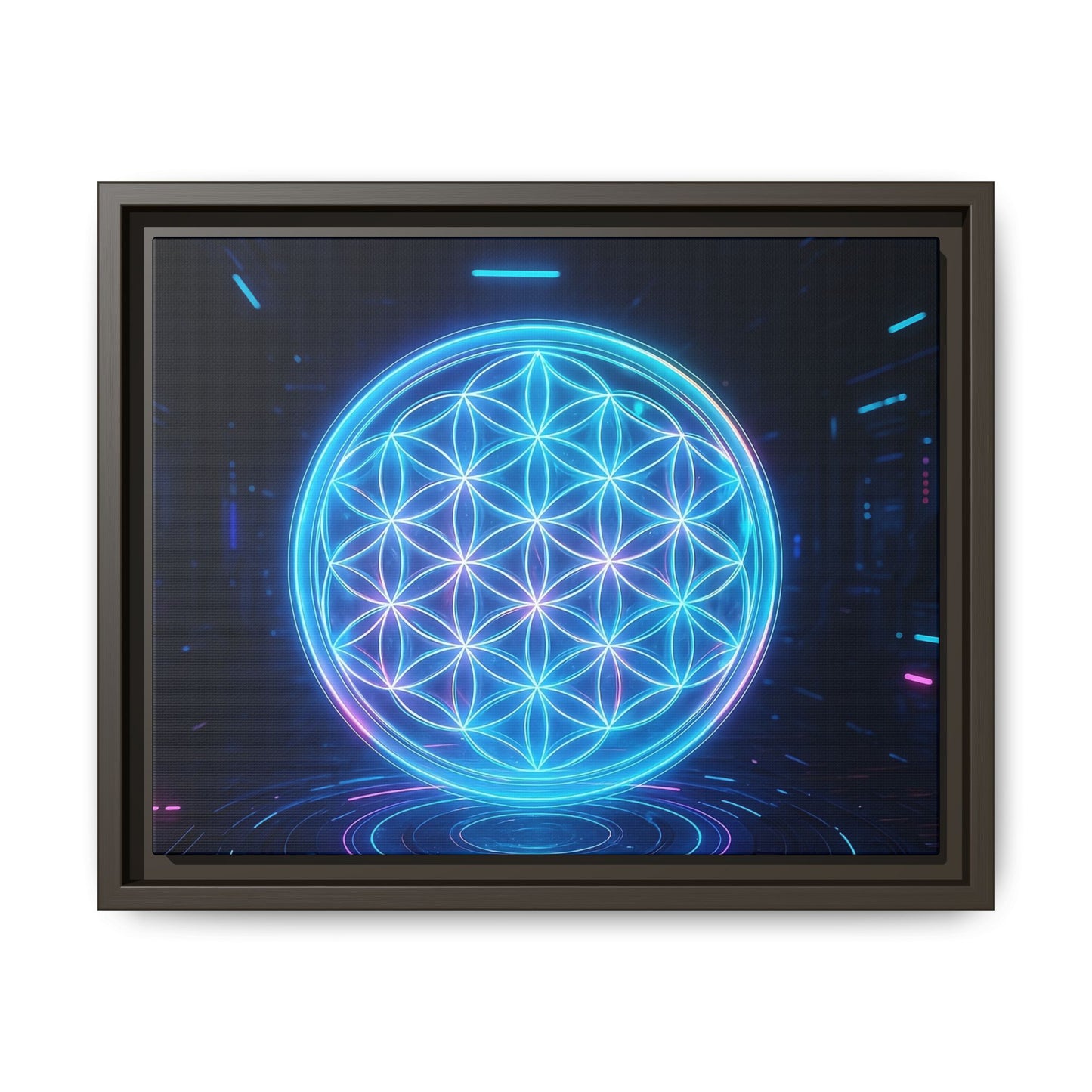 Flower of life canvas art