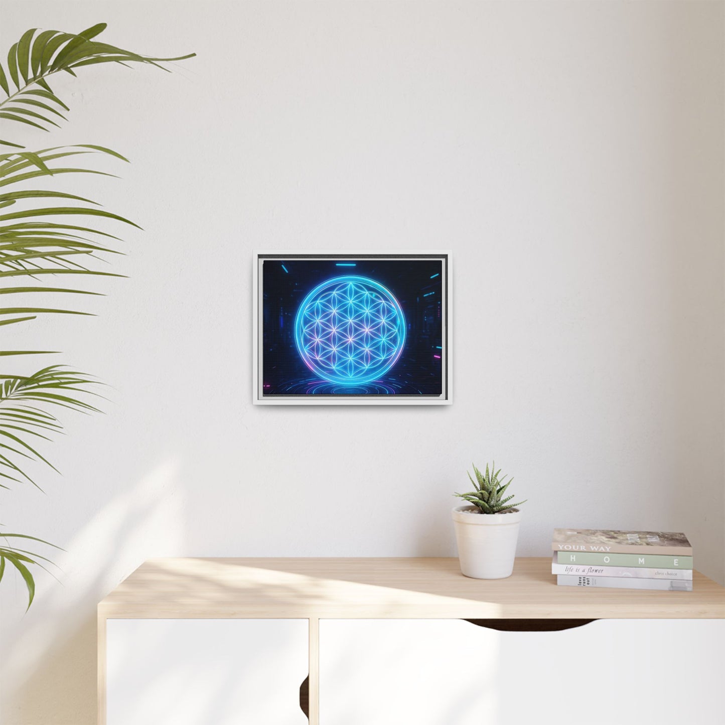 Flower of life canvas art
