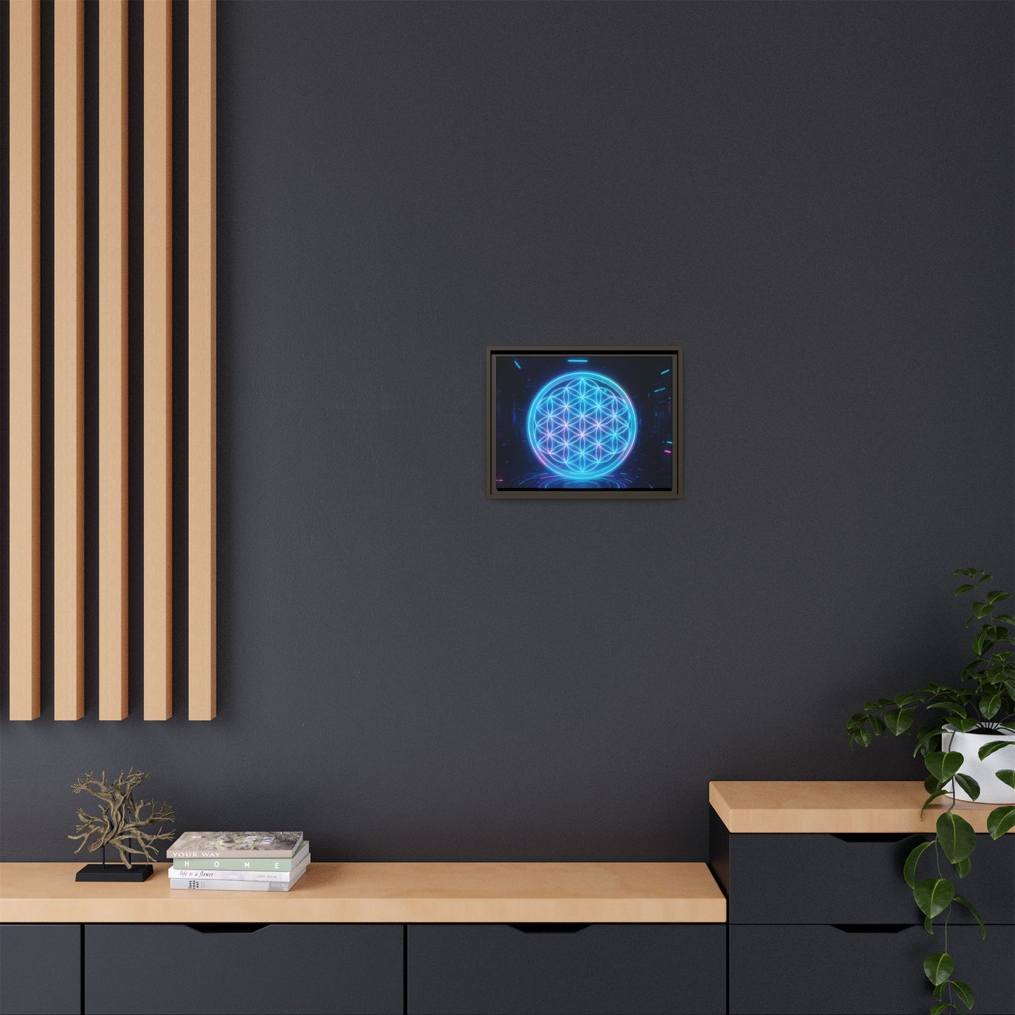 Flower of life canvas art