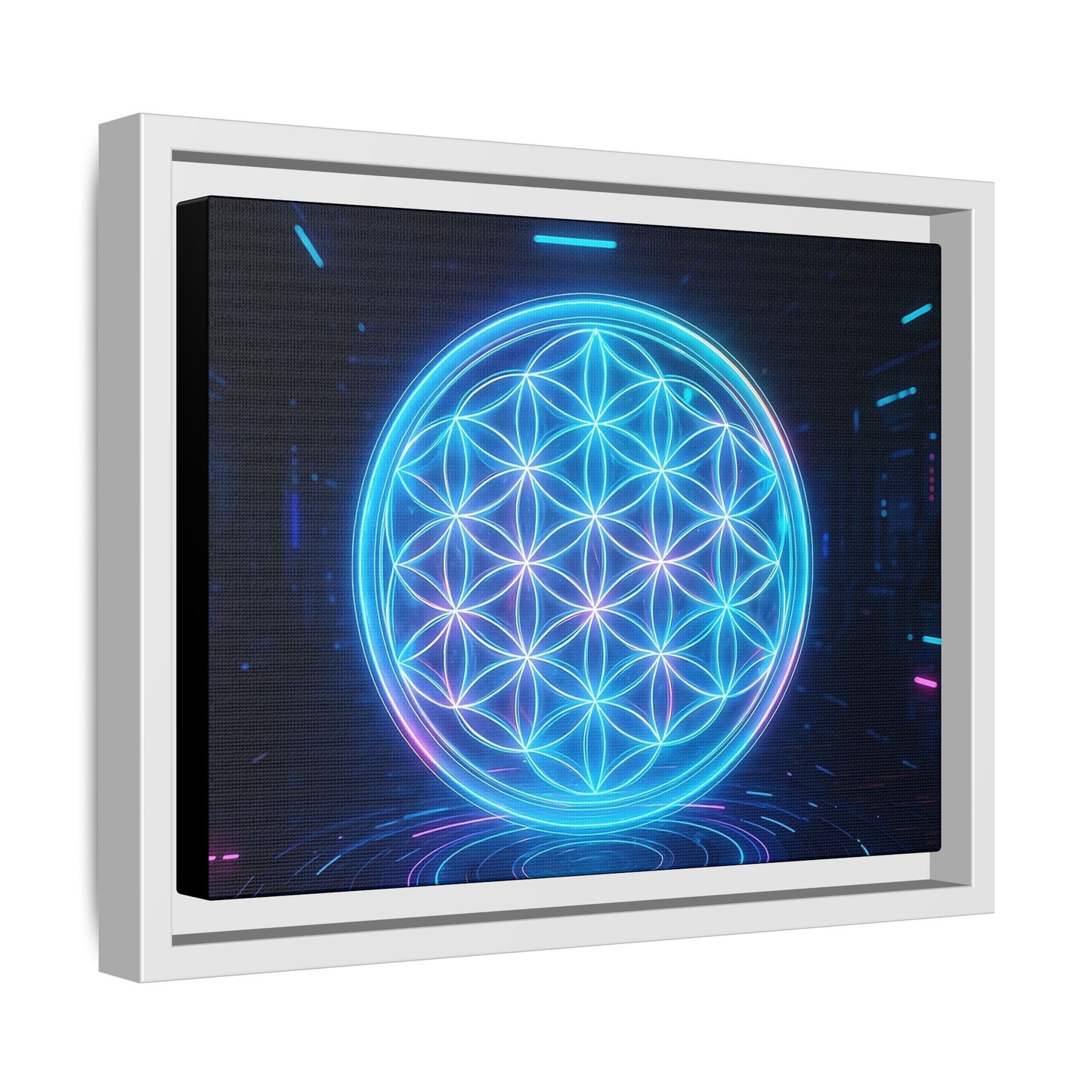 Flower of life canvas art