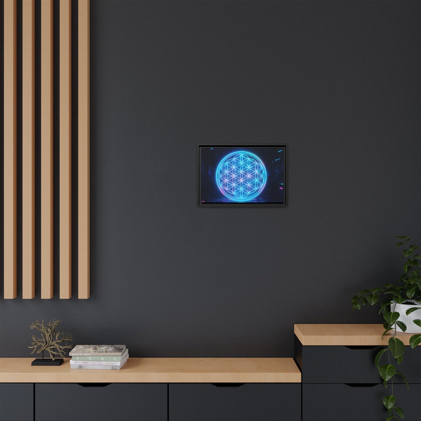 Flower of life canvas art