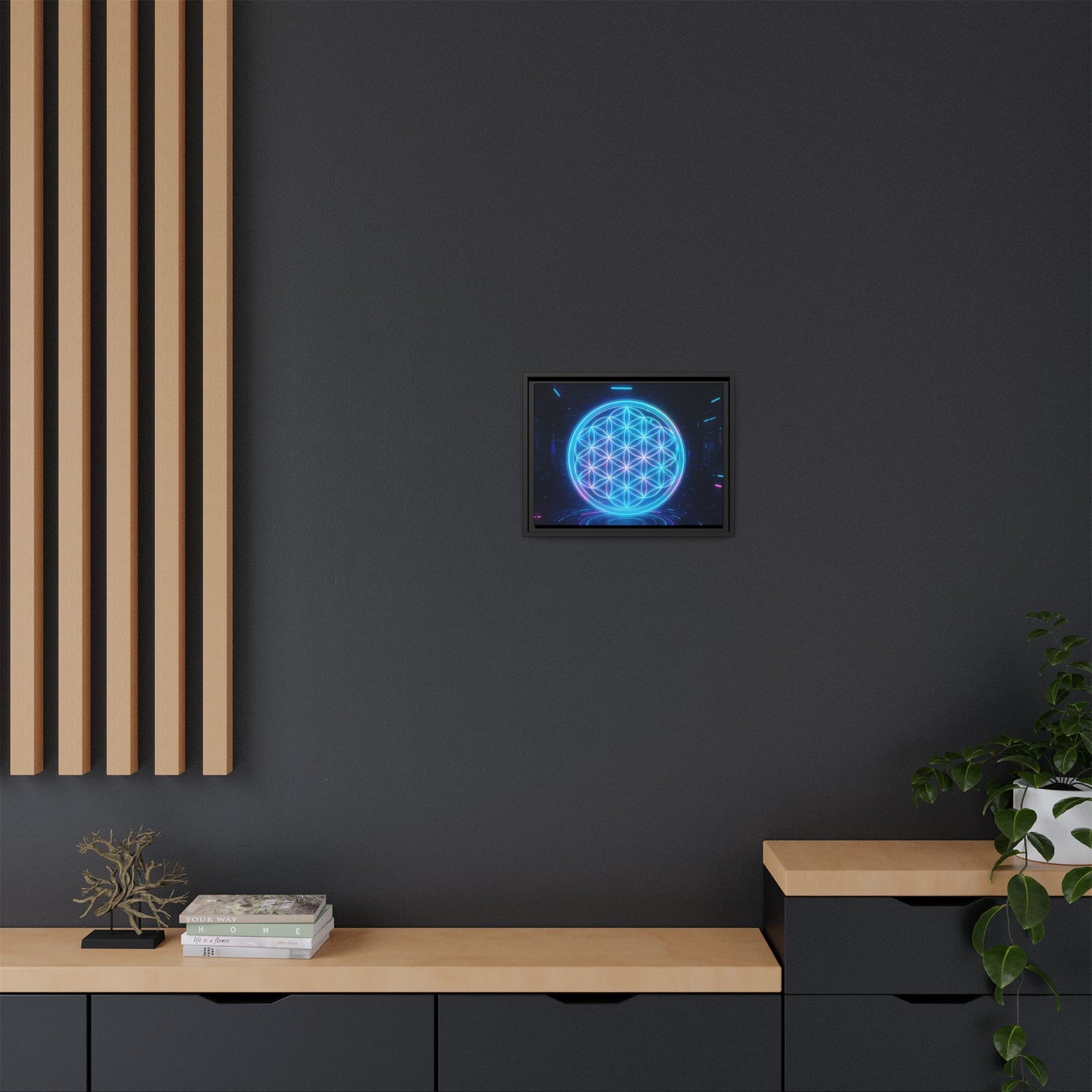 Flower of life canvas art