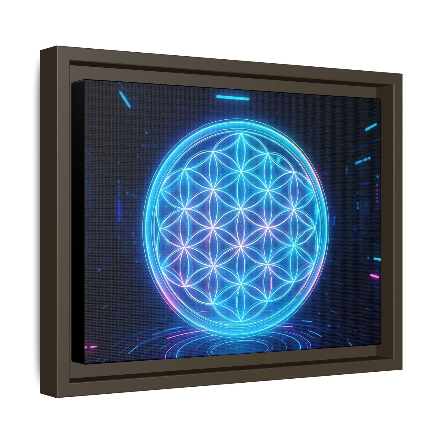 Flower of life canvas art