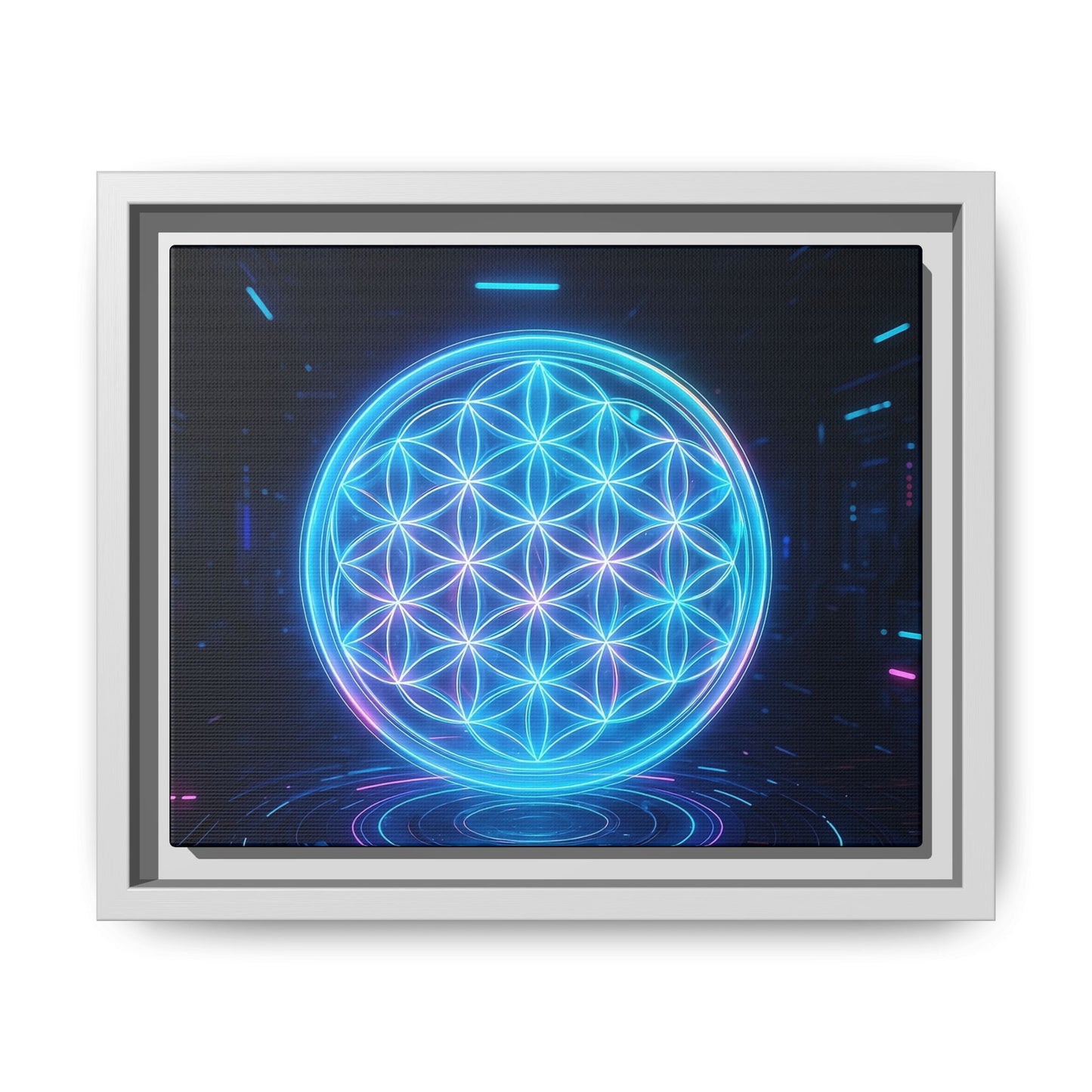 Flower of life canvas art