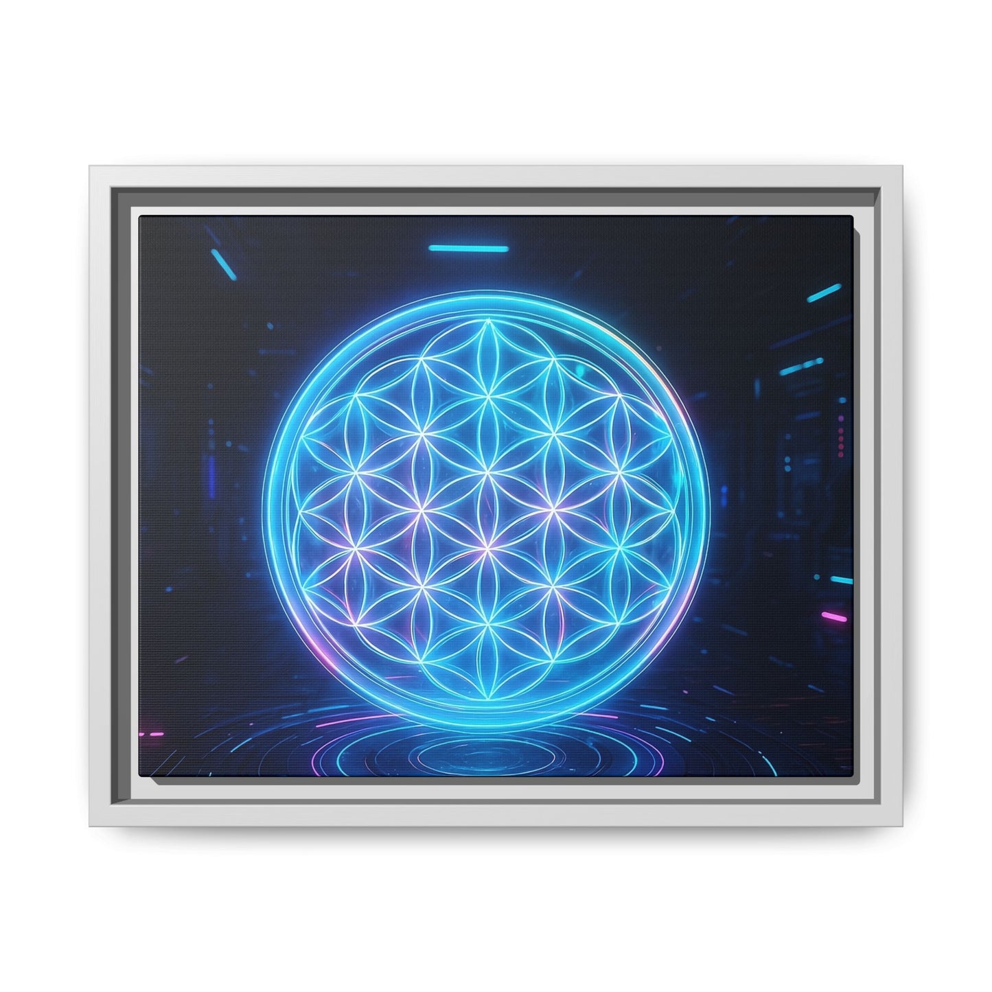 Flower of life canvas art