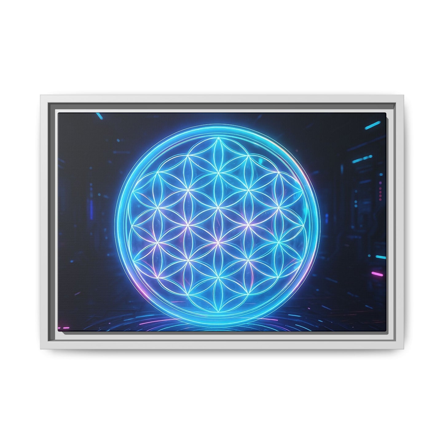 Flower of life canvas art