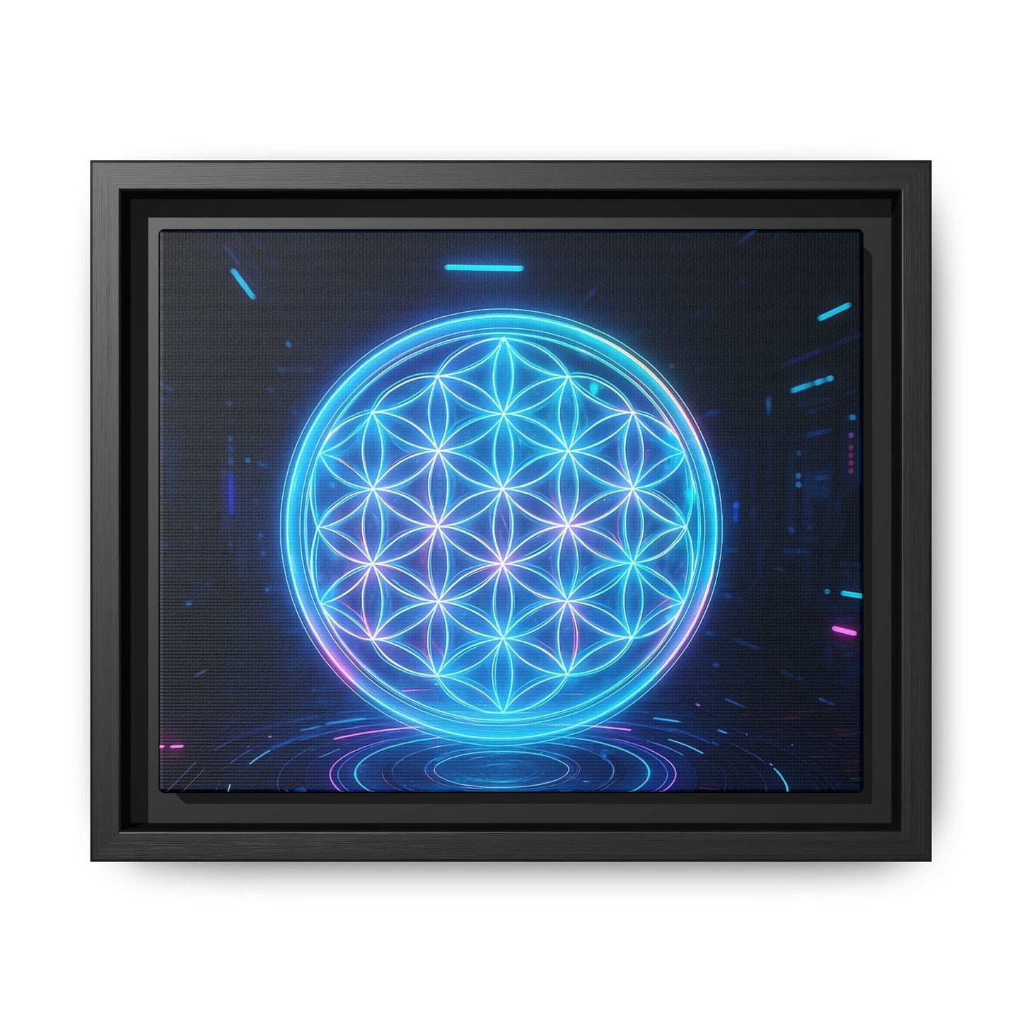 Flower of life canvas art