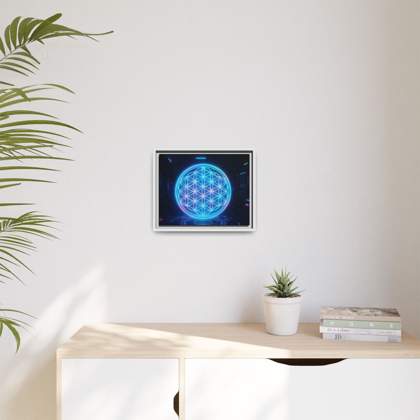 Flower of life canvas art