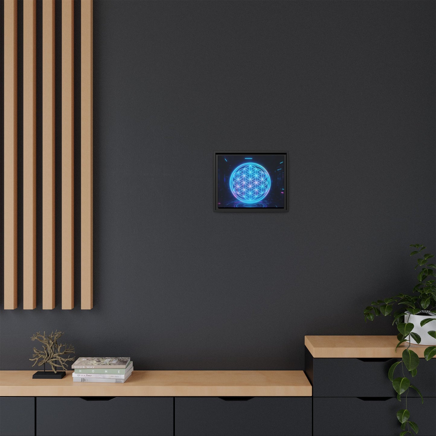 Flower of life canvas art