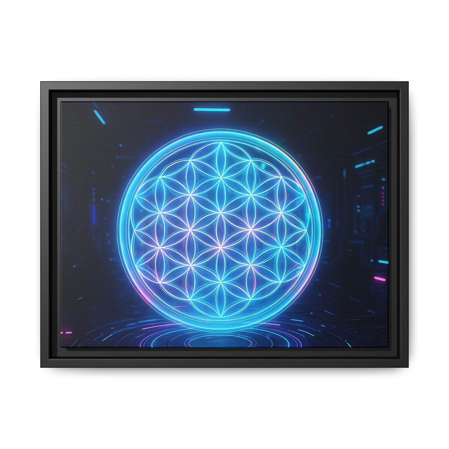 Flower of life canvas art